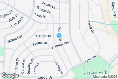 Map image of the property - 10849 Murray Dr