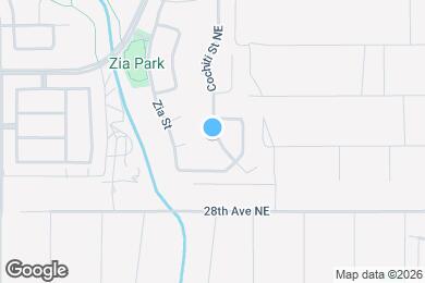 Map image of the property - 3101 Cochiti St NE