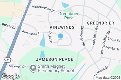 Map image of the property - 409 Crosspine Dr