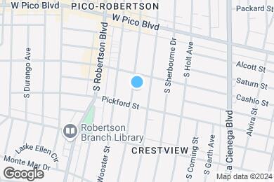 Map image of the property - 1526 S Shenandoah St