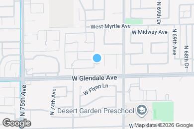 Map image of the property - 7115 N 72nd Dr