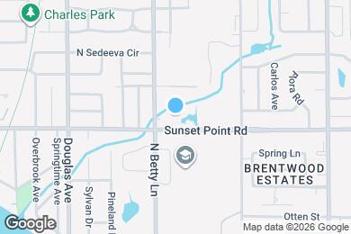 Map image of the property - 1318 Sunset Point Rd