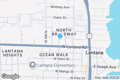 Map image of the property - 422 N Broadway