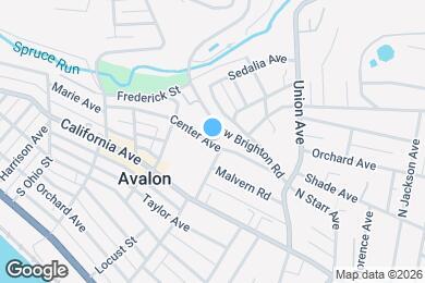 Map image of the property - 735 Center Ave