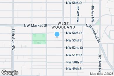 Map image of the property - 816 NW 53rd St