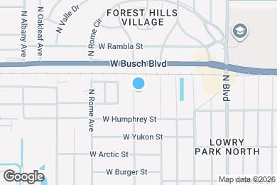 Map image of the property - 8915 N Orleans Ave
