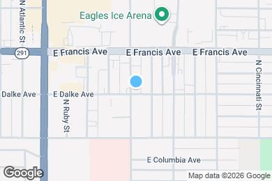 Map image of the property - 6104 N Lidgerwood St