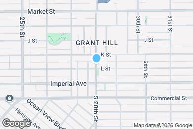 Map image of the property - 233 28th St