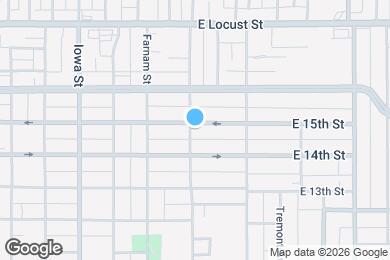 Map image of the property - 1421 Grand Ave