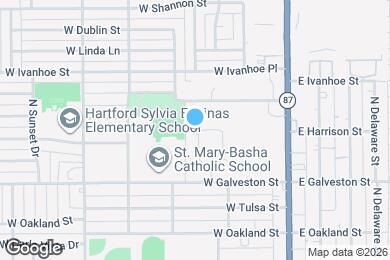 Map image of the property - 661 N Sunland Dr