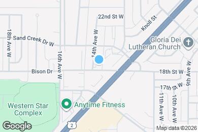 Map image of the property - 1718 14th Ave W