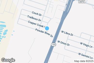 Map image of the property - 1109 Powder River Dr