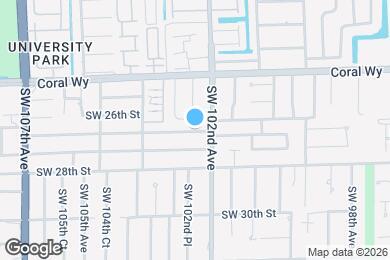 Map image of the property - 10225 SW 26th Ter