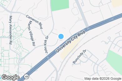 Map image of the property - 9523 University Terrace Dr