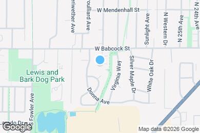 Map image of the property - 2950 W Babcock St
