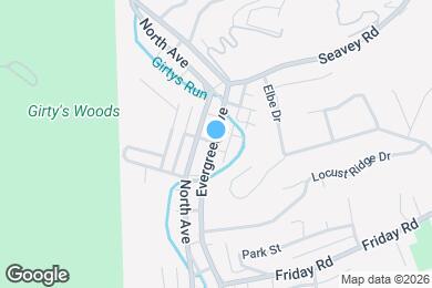 Map image of the property - 834 Evergreen Ave