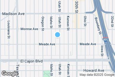 Map image of the property - 4432 Utah St