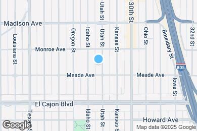 Map image of the property - 4440 Utah St