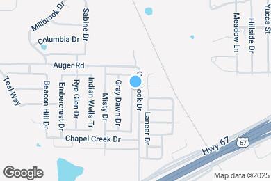 Map image of the property - 1402 Misty Meadow Dr