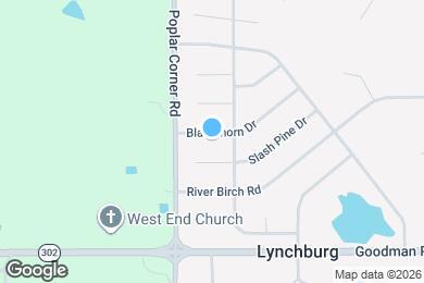 Map image of the property - 6915 Blackthorn Dr