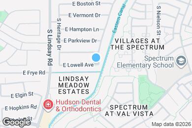 Map image of the property - 1094 E Lowell Ave