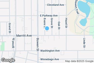Map image of the property - 514 Evans St