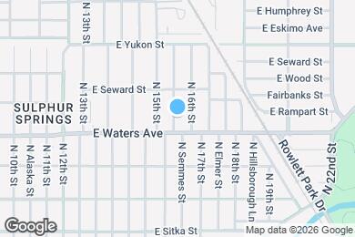 Map image of the property - 8403 N Semmes St