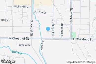 Map image of the property - 804 S College Ave