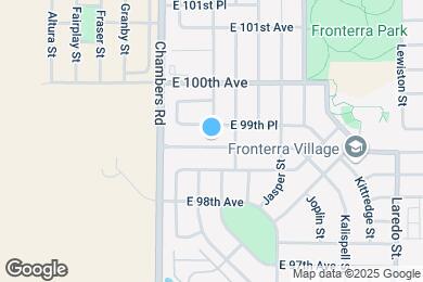 Map image of the property - 15395 E 99th Ave