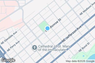 Map image of the property - 910 NE Monroe St