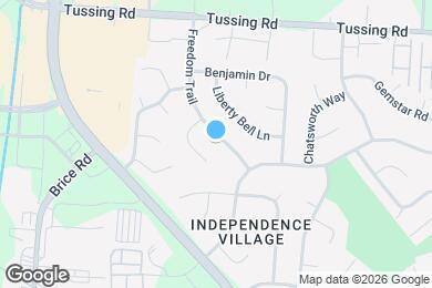Map image of the property - 2891 Freedom Trail