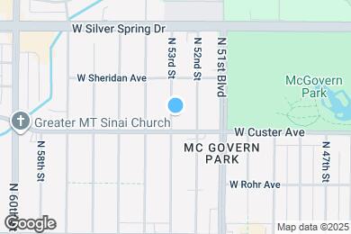 Map image of the property - 5416 N 53rd St