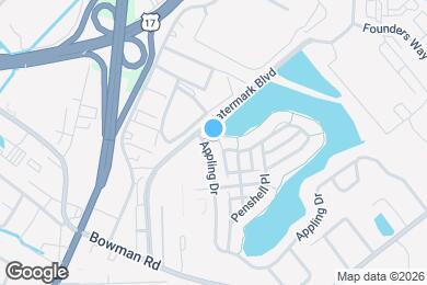 Map image of the property - 1207 Appling Dr