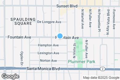Map image of the property - 7526 Fountain Ave