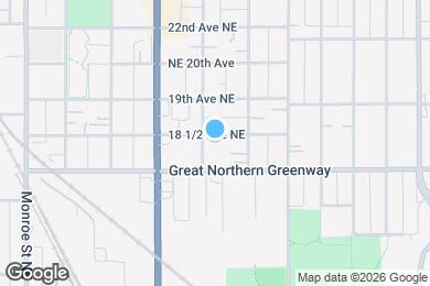 Map image of the property - 1004 18 1/2 Ave NE