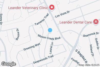 Map image of the property - 1608 Parkwood Dr