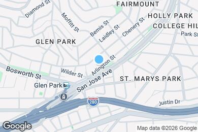 Map image of the property - 536 Arlington St