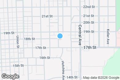 Map image of the property - 1721 Elm St