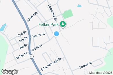 Map image of the property - 1005 S Madison Ave