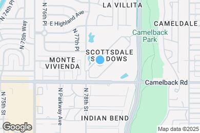 Map image of the property - Scottsdale Shadows