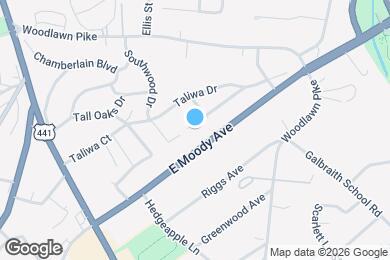 Map image of the property - 326 Howell Ave