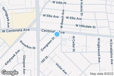 Map image of the property - 500 Evergreen St