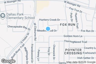 Map image of the property - 4301 Meadowknoll Dr