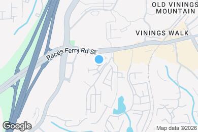 Map image of the property - 3621 Vinings Slope SE