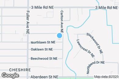 Map image of the property - 1353 Northlawn St NE