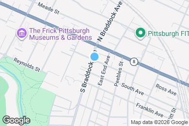 Map image of the property - 203 S Braddock Ave