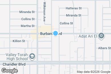Map image of the property - 12352 Burbank Blvd