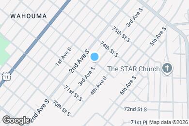 Map image of the property - 218 73rd St S