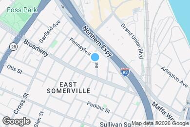 Map image of the property - 30 Pennsylvania Ave