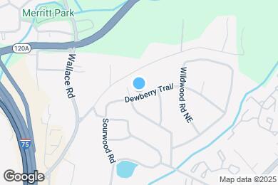 Map image of the property - 1433 Dewberry Trail